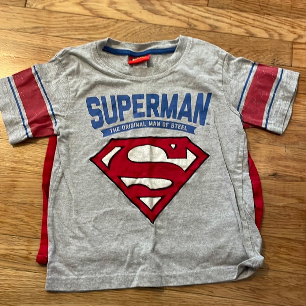 Boys Superman shirt with cape